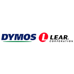 Dymos Lear logo – Dymos Lear, an automotive seating specialist, integrated our retractable gates for optimized security.