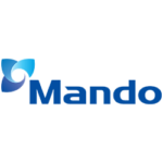 Mando logo – Mando, a key player in automotive systems, implemented our industrial automatic sliding gates for secure access.