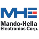 Mando Hella Electronics Corp logo – Mando Hella Electronics Corp enhanced operations with our industrial goods lifts.