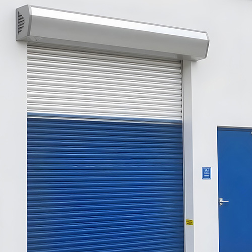 The image shows the rolling shutters